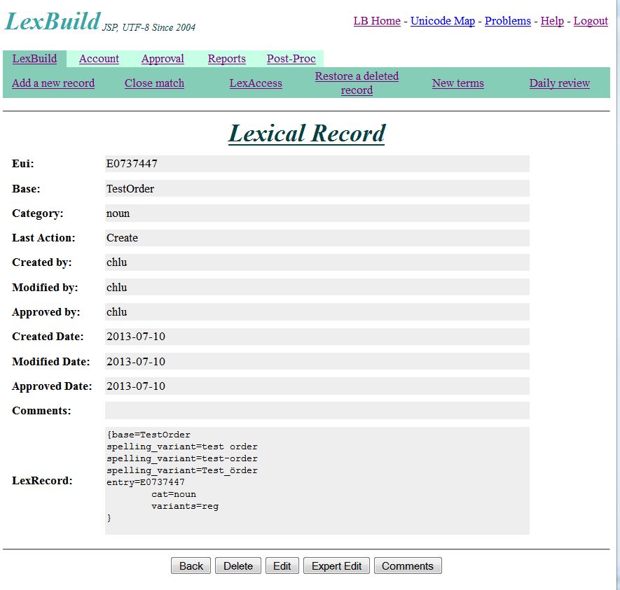 viewLexRecordPage.jsp